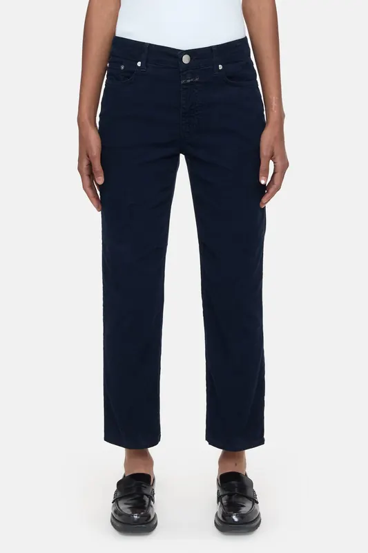 Closed Milo Pants Dark Night Maat: W27L32 | Pantalons Outlet | Dames | Blauw