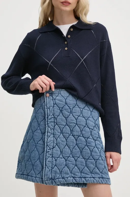 Pepe Jeans spódnica MINI SKIRT HW QUILTED
