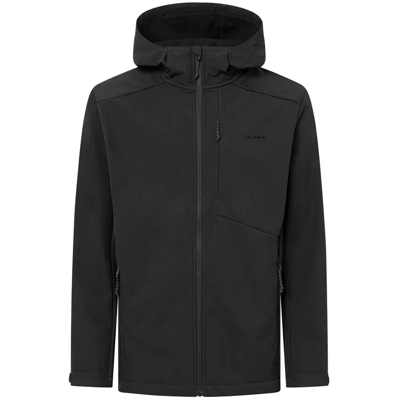 Kurtka męska VIKING Kerns Man Softshell czarna (L)