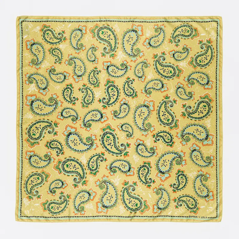 Chusta paisley banana