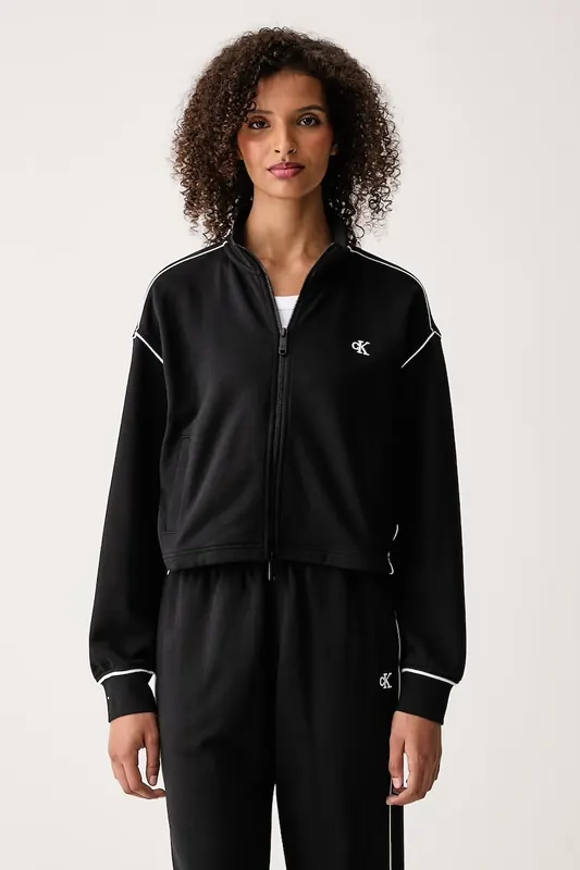 Calvin Klein Jeans bluza rozpinana damska z bawełną