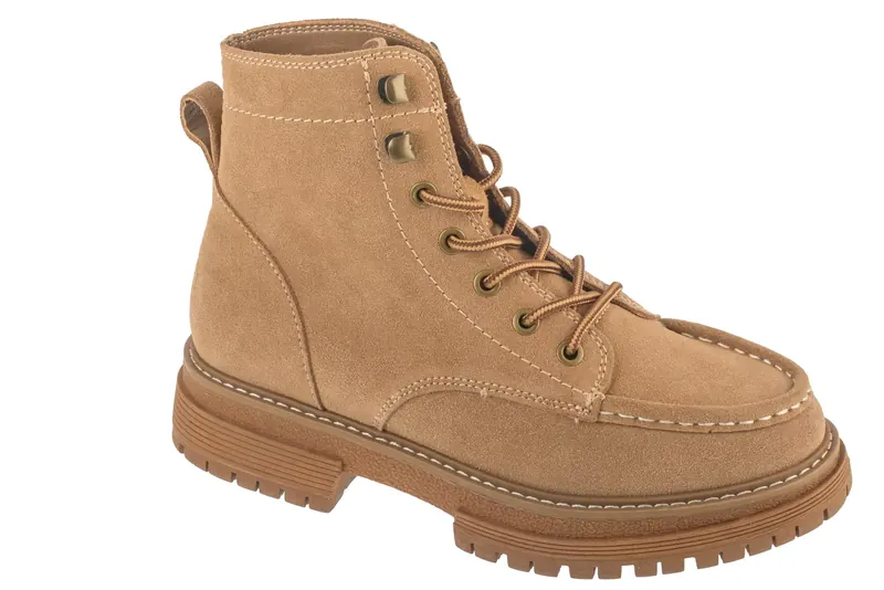 Roxy Bradie Lace Up Boots ARJB700731-TAN, Damskie, Brązowe, trapery, nubuk, rozmiar: 41
