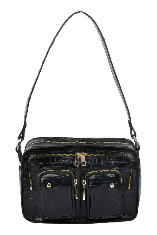 Núnoo Ellie Texas Black W. Gold Maat: OS | Handtassen Outlet | Dames | Zwart