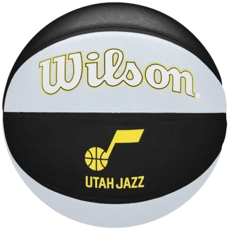 Wilson NBA Team Tribute Utah Jazz Ball WZ4011602XB, Unisex, Czarne, piłki do koszykówki, Guma, rozmiar: 7