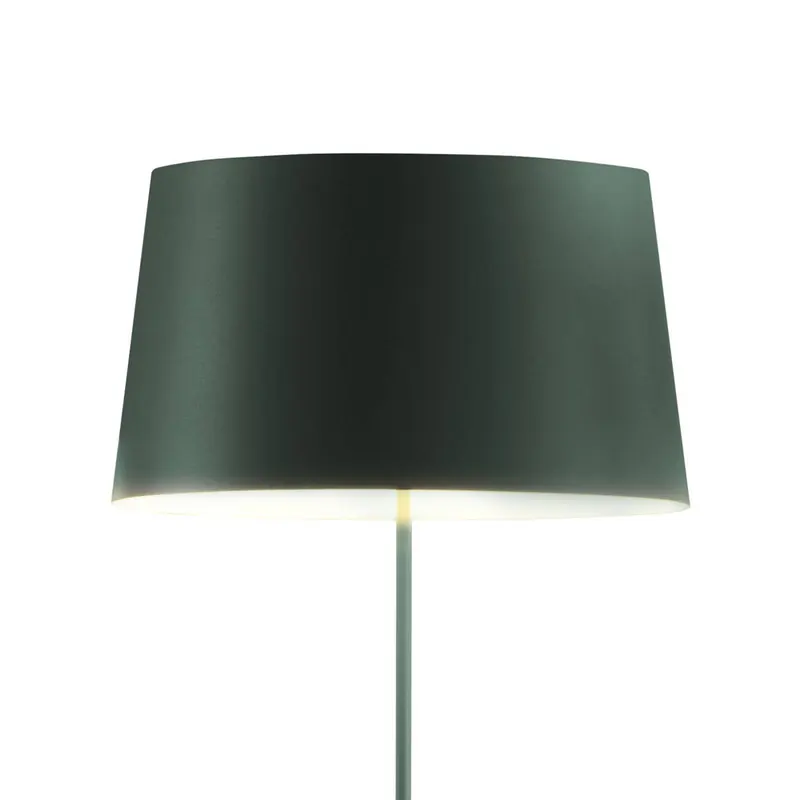Vibia Warm 4906 designerska lampa stojąca, zielona
