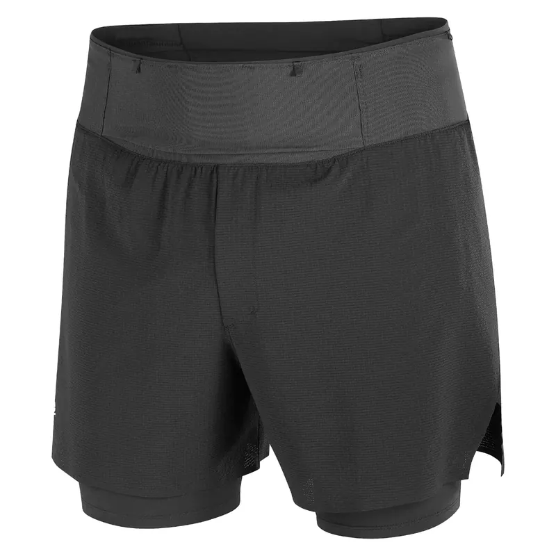 Salomon Aero 2 in1 Shts 5" M LC2768900, Męskie, Czarne, spodenki, poliester, rozmiar: M