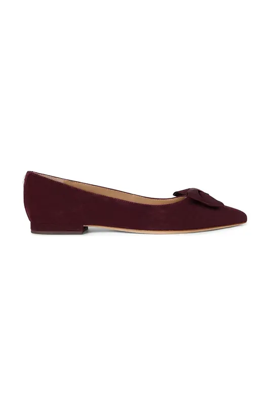 Lauren Ralph Lauren baleriny zamszowe Londyn Bow