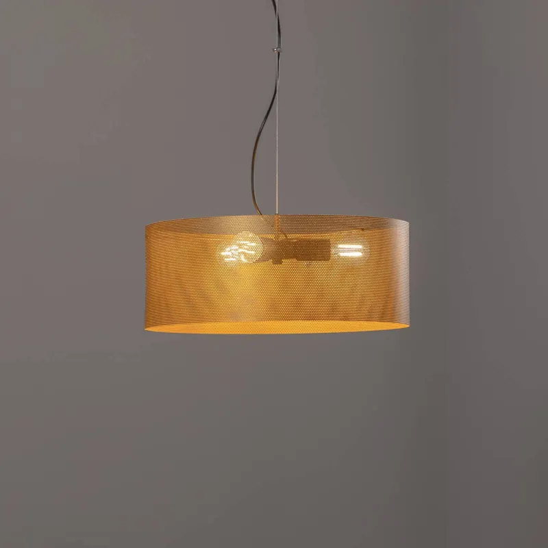 Żyrandol Euluna Zofia, złoty, Ø 50 cm