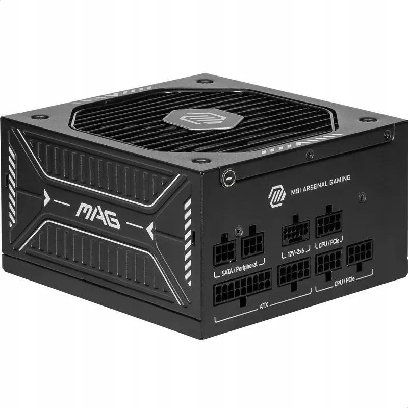 Msi Mag A650GLS PCIE5 síťový zdroj, 650 W, 80 Plus Gold, Atx 3.1