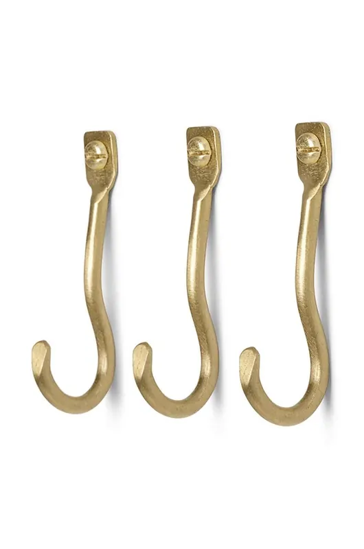 Ferm Living wieszak ścienny Curvature 3-pack