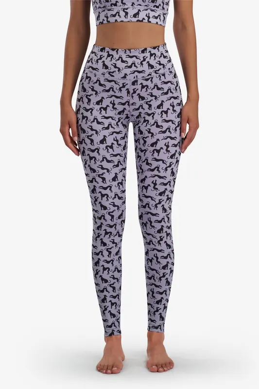 A-DAM Pants Dominique Wisteria Maat: S | Leggings Outlet | Dames | Zwart