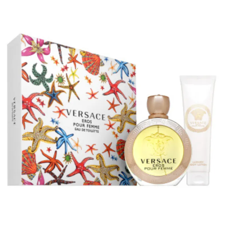 Zestaw upominkowy dla kobiet Versace Eros EDT 100 ml i balsam do ciała 150 ml