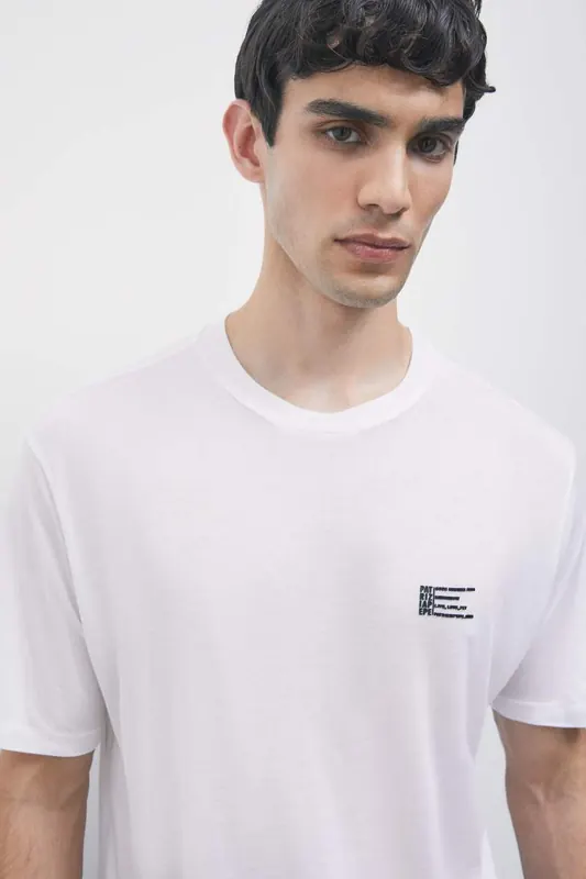 Dżersejowy T-shirt z krótkim rękawem